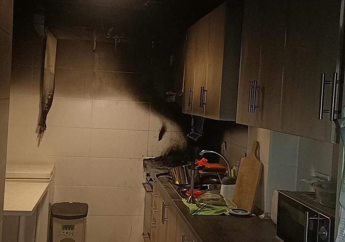 Dos personas afectadas por inhalación de humo en un incendio en una ...