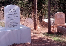 Lápidas de un cementerio musulmán, de archivo.