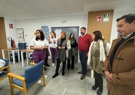 Visita de la delegada territorial Ángela Hidalgo a la residencia de mayores 'Ángeles Cobo López'