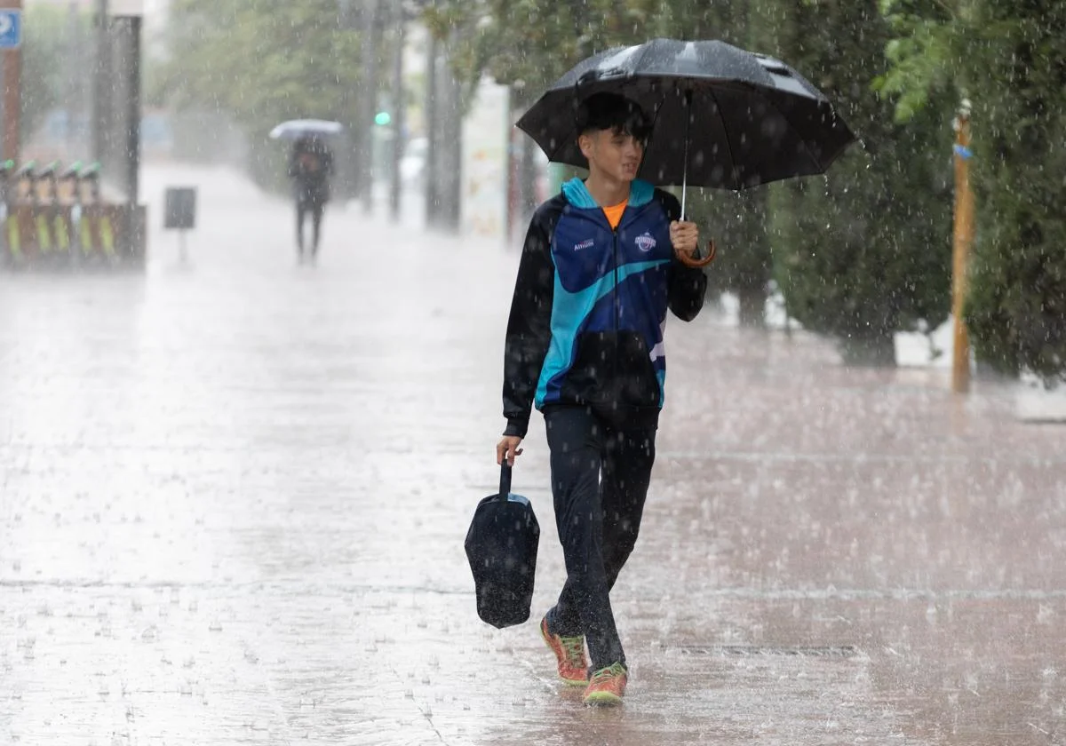 Lluvia en Andalucía.