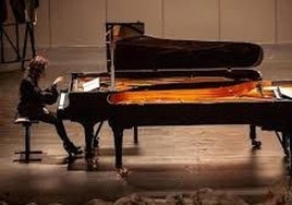 Una de las concursantes del Premio Jaén Piano en una edición anterior.