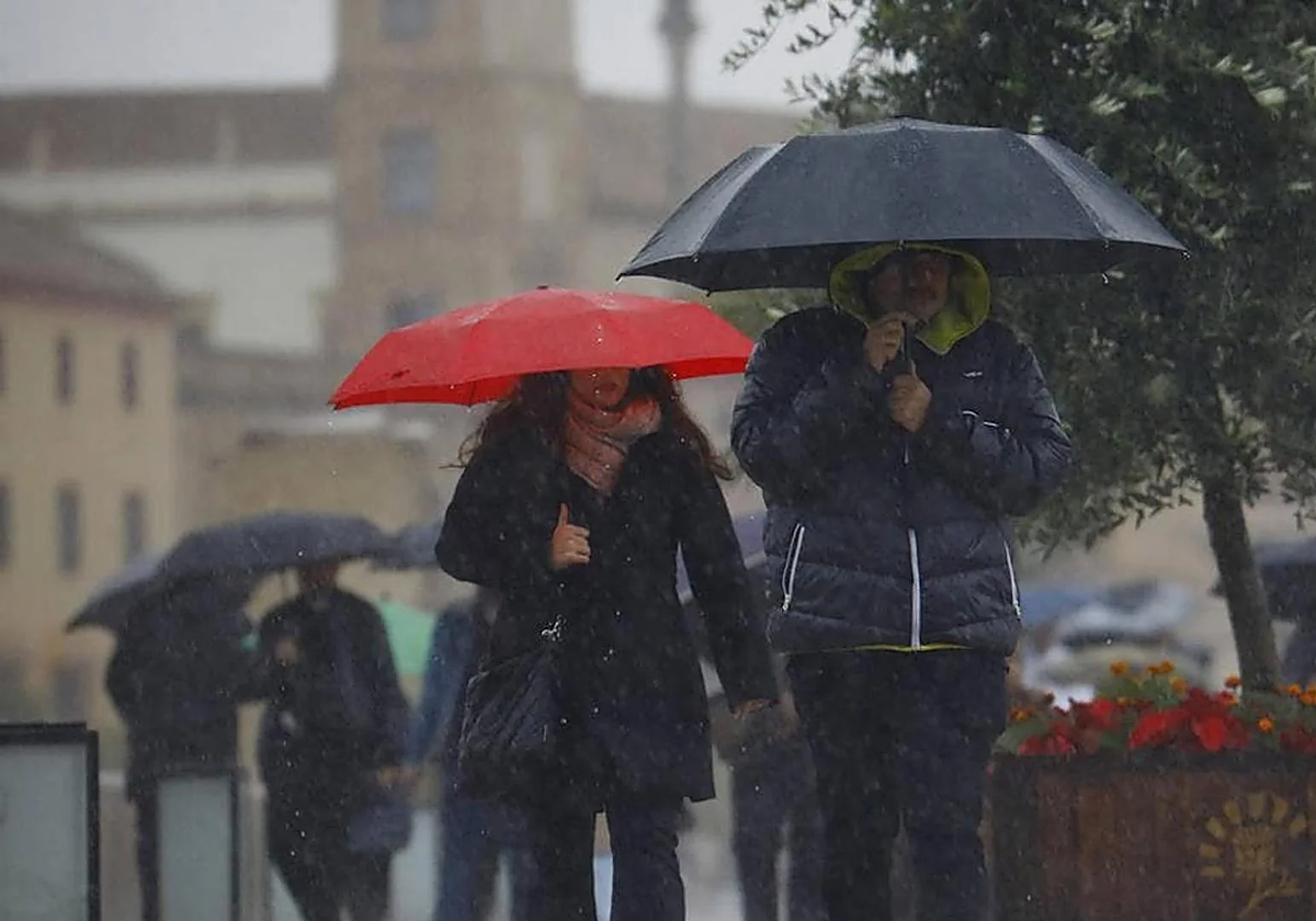 Lluvia en Andalucía.