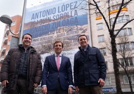 Una gigantesca lona en la calle Alcalá lleva a las calles de Madrid la emoción del realismo del Murec