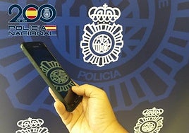 El móvil recuperado.