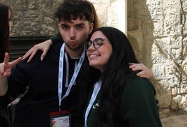 Los dos candidatos, en una reunión de la Asociación de Consejos Universitarios Andaluces (ACUA), el pasado abril.