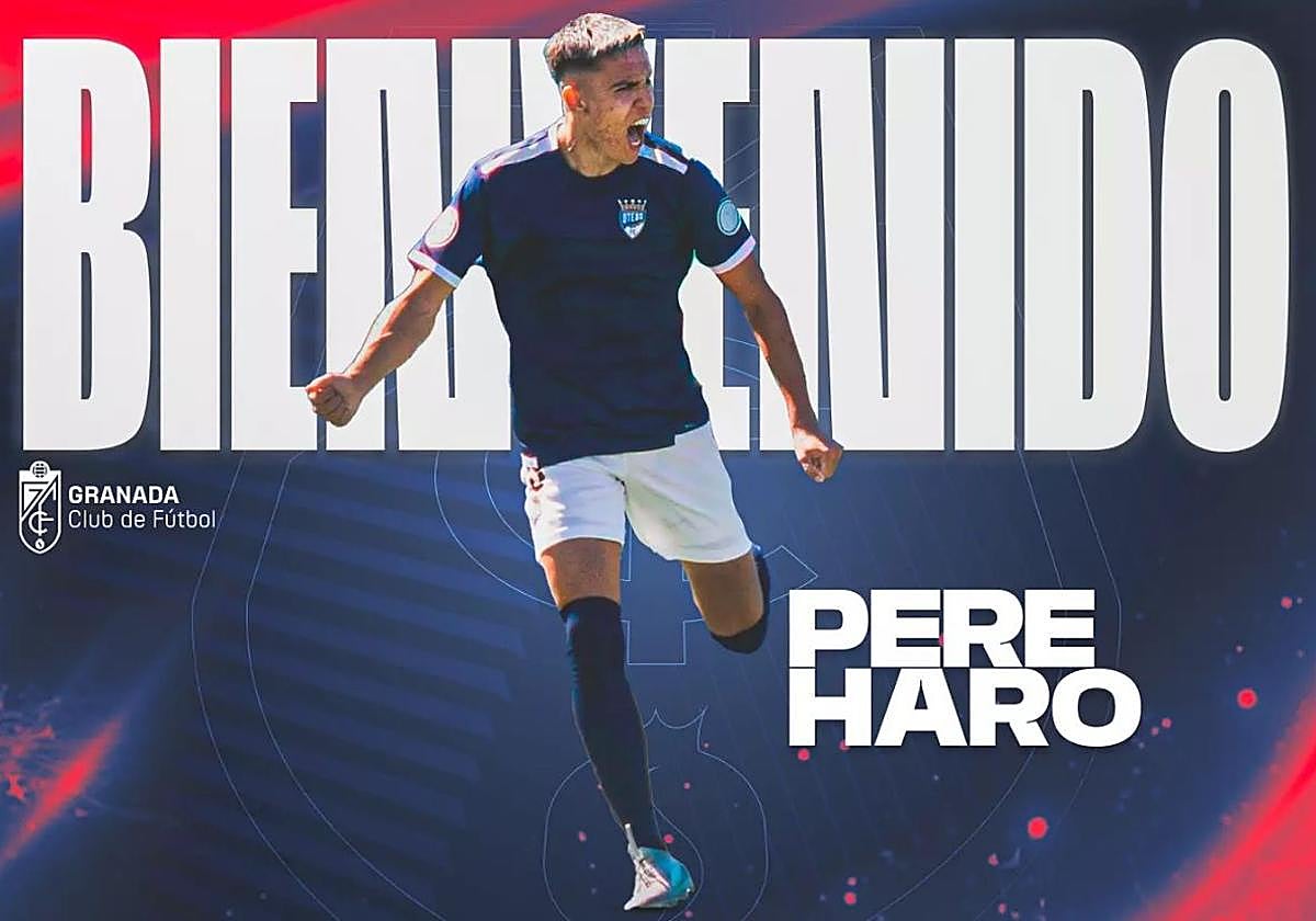 Bienvenida del club a Pere Haro.