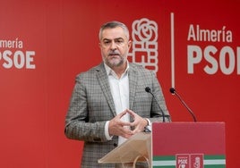 Juan Antonio Lorenzo, secretario general del PSOE de Almería.