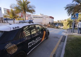 Un coche de la Policía Nacional de Motril.