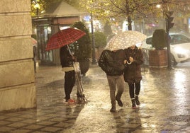 Lluvia en Andalucía.