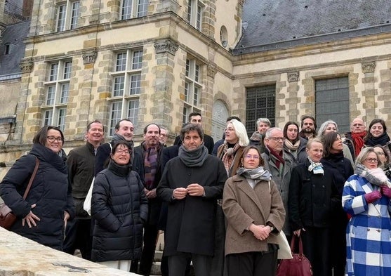 Visita al castillo de Fontainebleau.