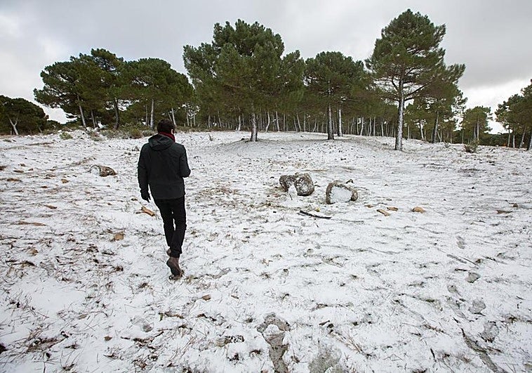 Activada la alerta amarilla por nieve en la zona de Guadix y Baza.