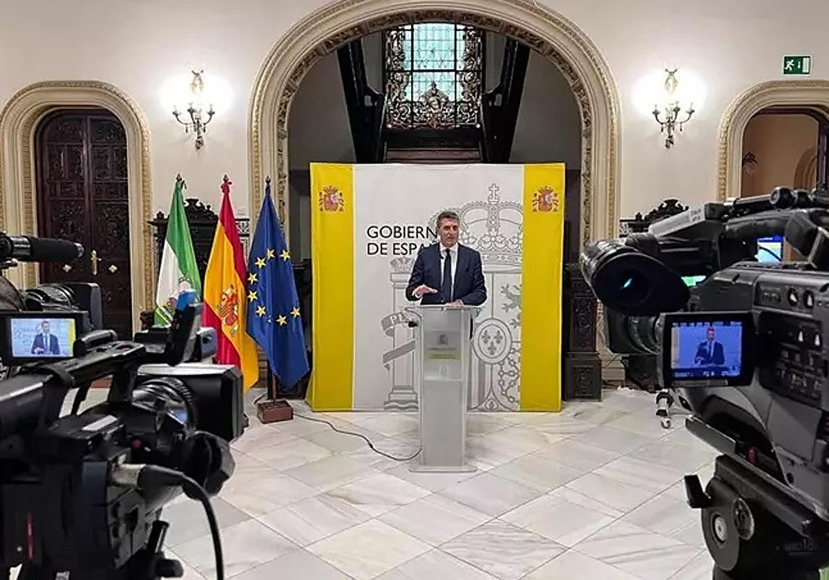 El delegado del Gobierno en Andalucía, Pedro Fernán.