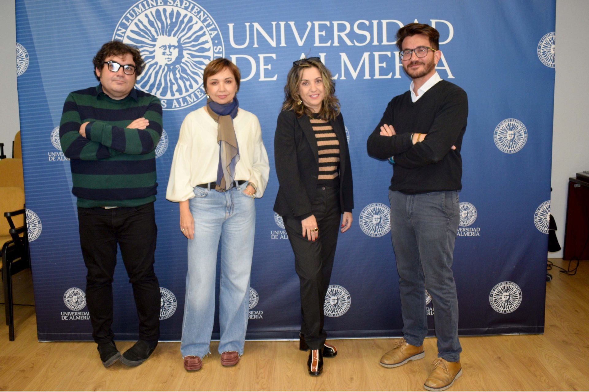 Francisco Aguilar, María del Mar Domínguez, Elisa Álvarez y Carlos Vives.