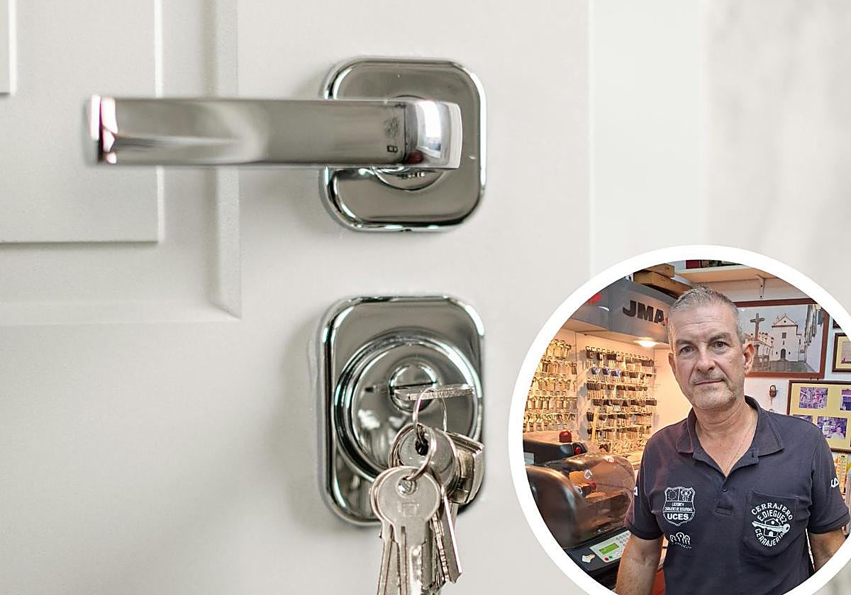 José Antonio Diéguez, cerrajero y vicepresidente de UCES.