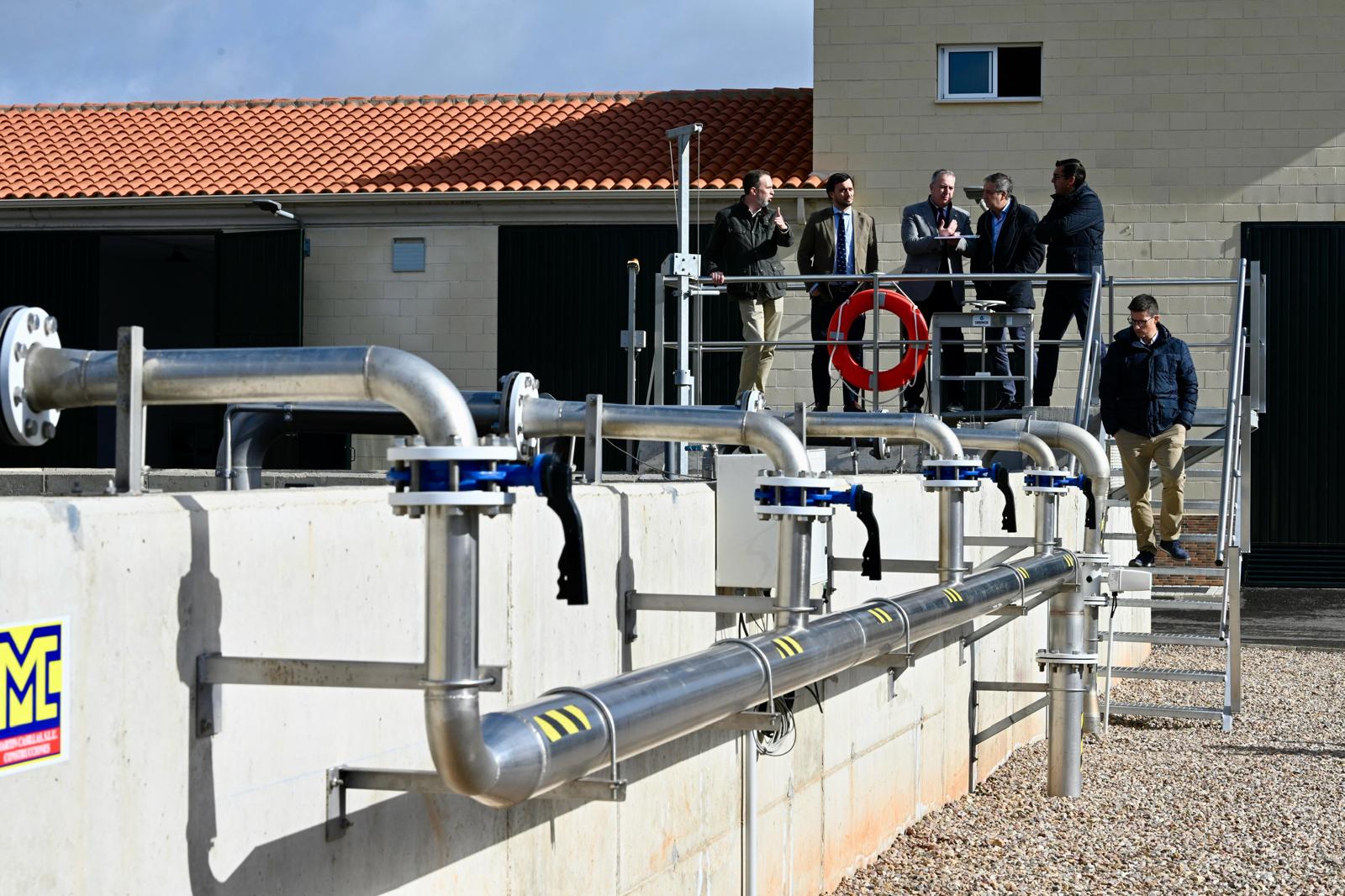 Instalaciones de la estación depuradora de Guarromán.