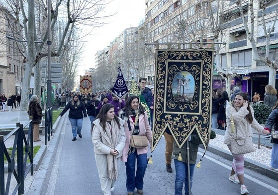 Han participado jóvenes cofrades de Baeza, La Carolina, Lopera, Pegalajar y la capital, entre otros municipios.