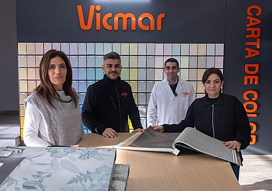 Noelia, Quique, Víctor y María Aranda, los cuatro hermanos que dirigen Vicmar.