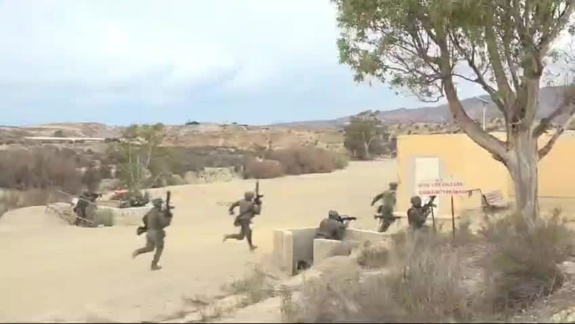 Soldados ucranianos reciben formación militar por parte de la Legión en Almería