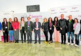 Responsables de las empresas participantes en el encuentro de los tres clubes que tuvo lougar en Almería.