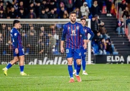 Fede Vico, en el partido contra el Granada.