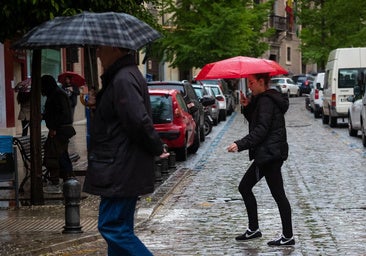 Lluvia en Andalucía.