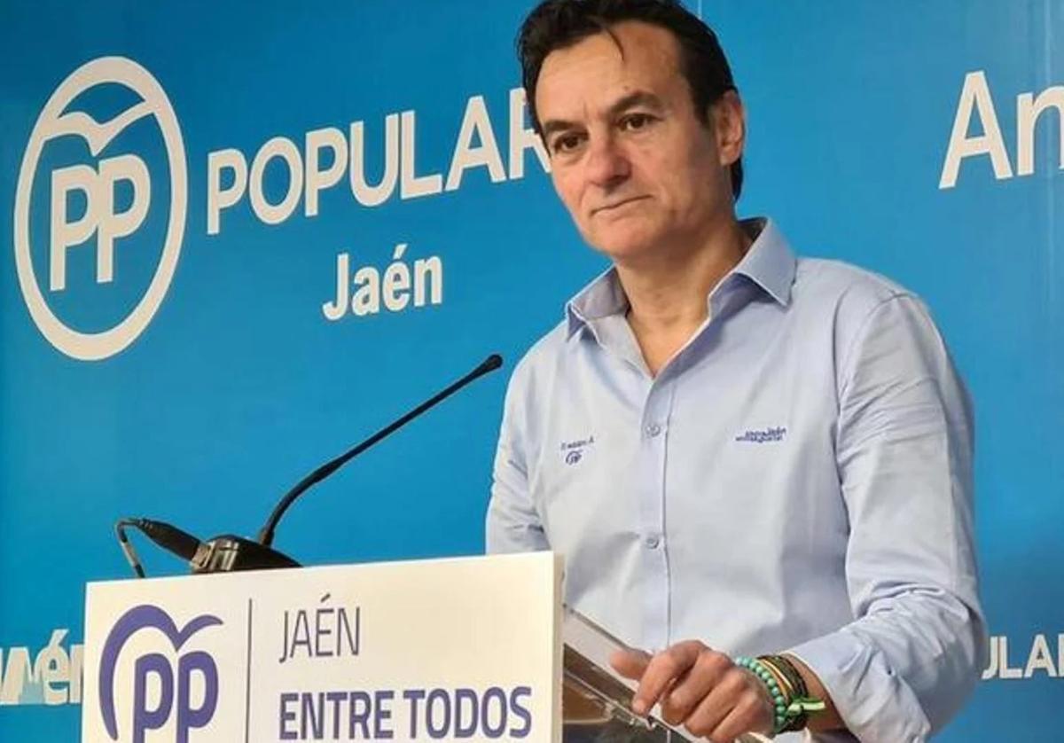 Imagen de archivo de Agustín González, portavoz del PP de Jaén