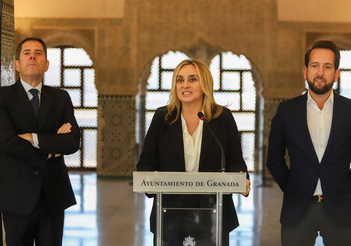 Gerardo Cuerva, Marifrán Carazo y Raúl Berdonés.