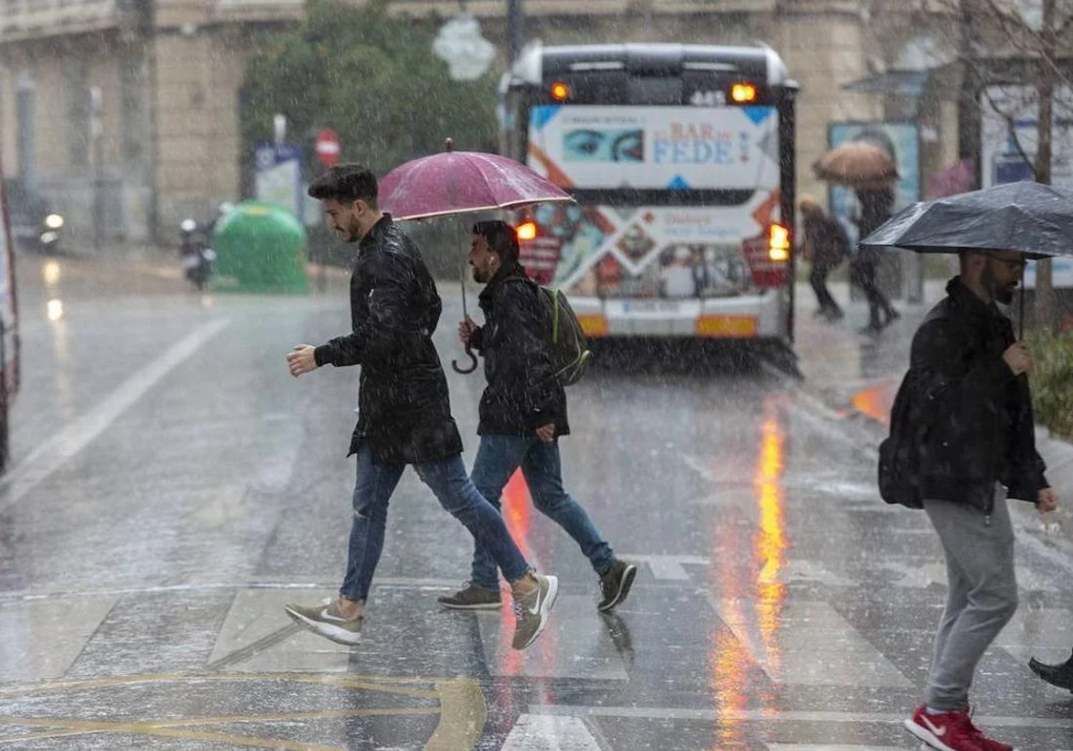 Lluvia en Andalucía.