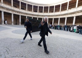 Richard Gere en el Palacio de Carlos V.