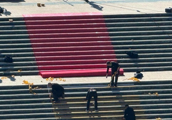 Accesos al Palacio de Congresos.