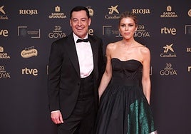 El presidente de la Junta de Andalucía en los Goya de Granada.