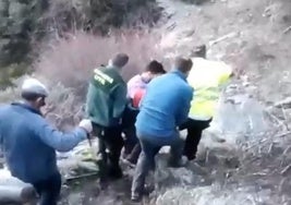 Imagen del rescate en Trevélez.