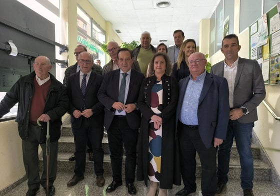 Catalina García, Pedro Barato, Nicolás Vico y la junta de Asaja Jaén