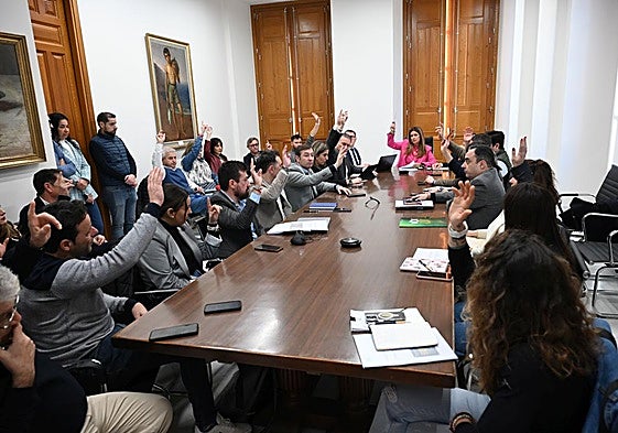 Momento de la votación.