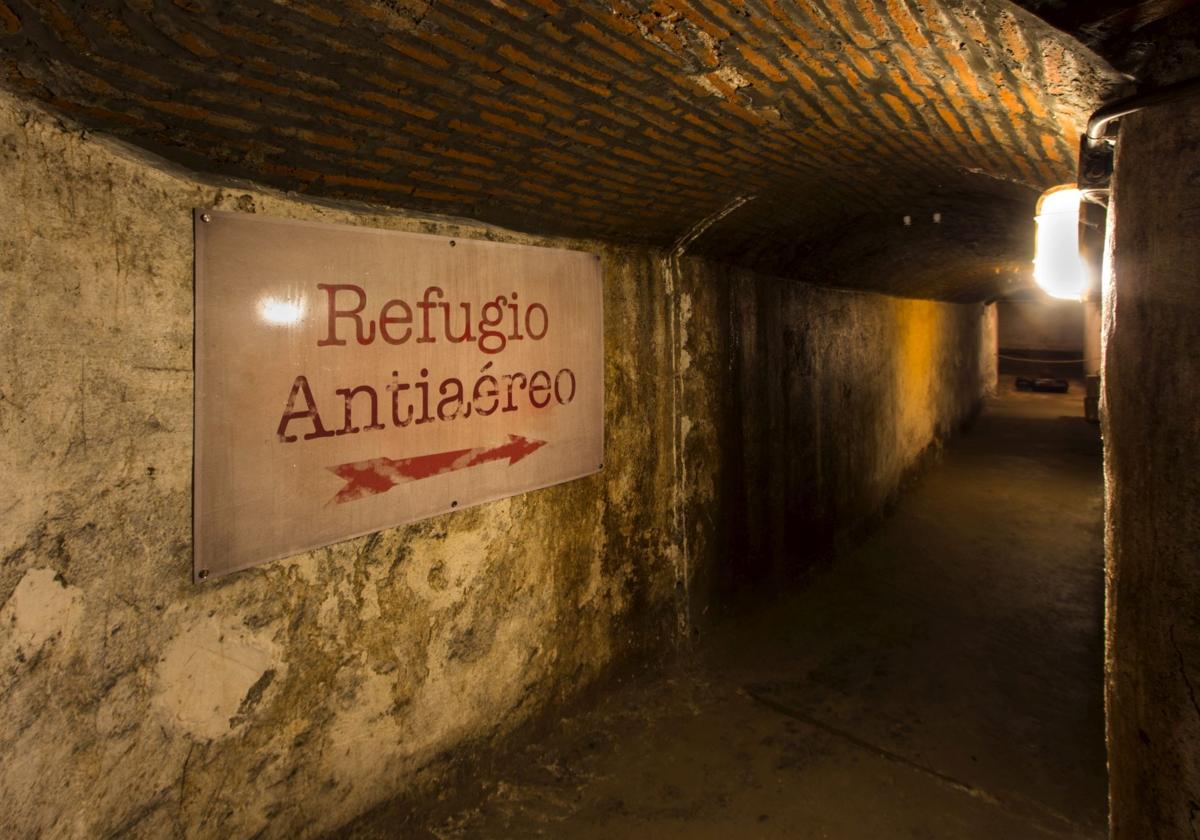 Refugio antiaéreo de la Guerra Civil en Guadix