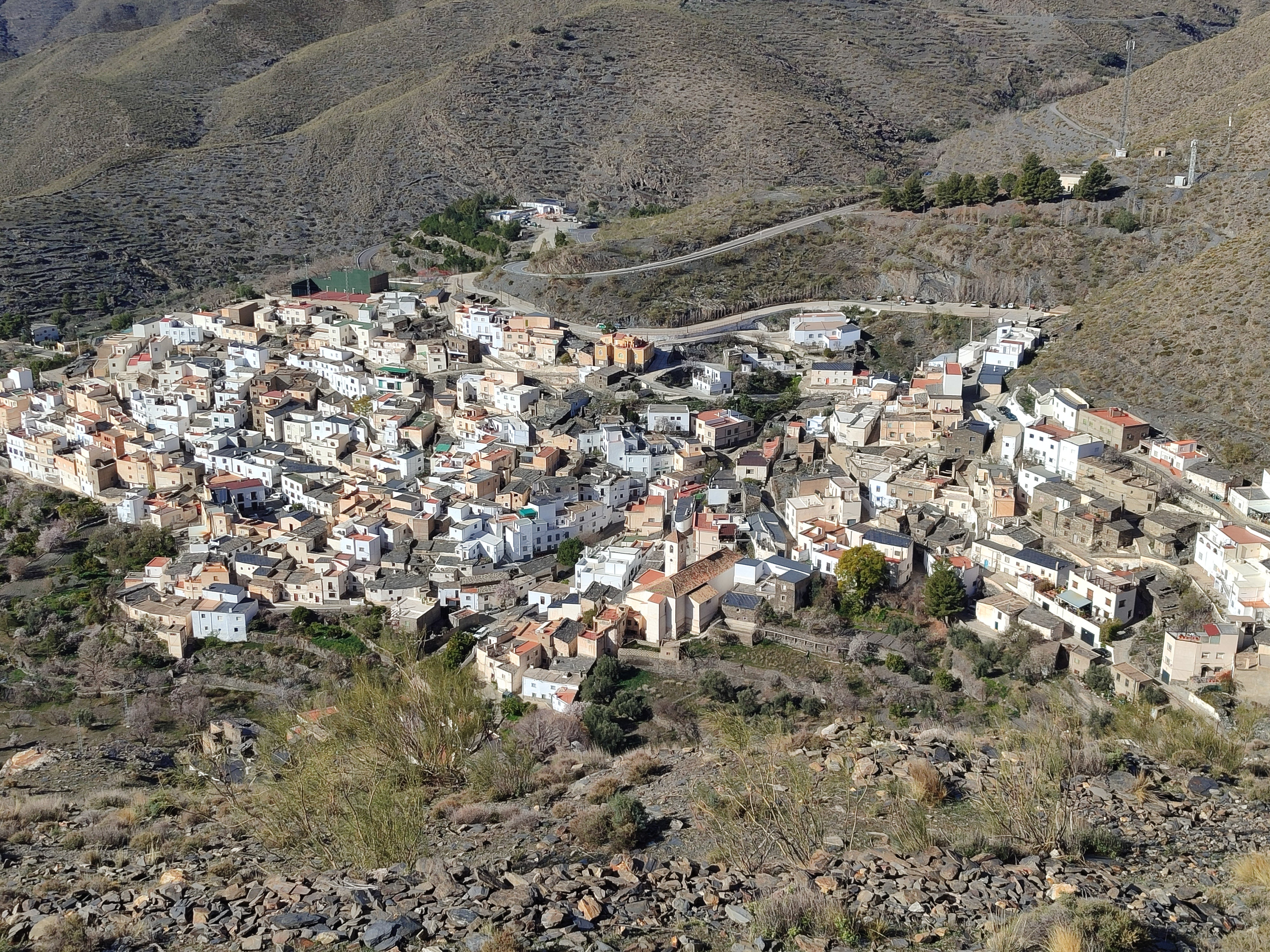 Velefique disfruta en familia de la ruta de almendros en flor