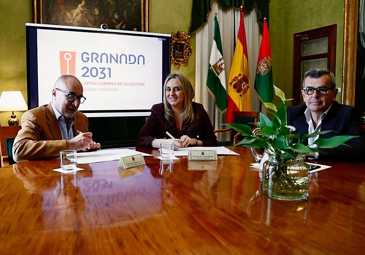 Firma de adhesión al manifiesto por la Capitalidad 2031.