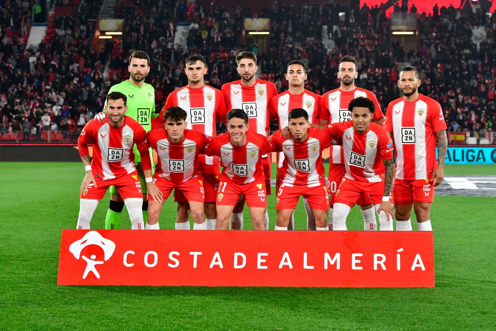 Once inicial del Almería contra el Elche