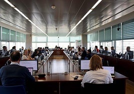 . Imagen de una reunión de responsables de UNIgreen celebrada en la Universidad de Almería.