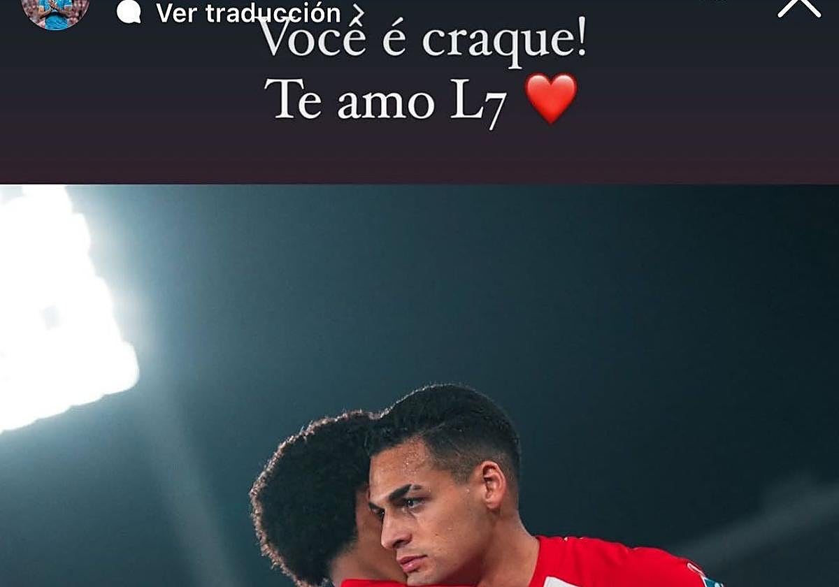 Publicación en el Instagram de Kaiky