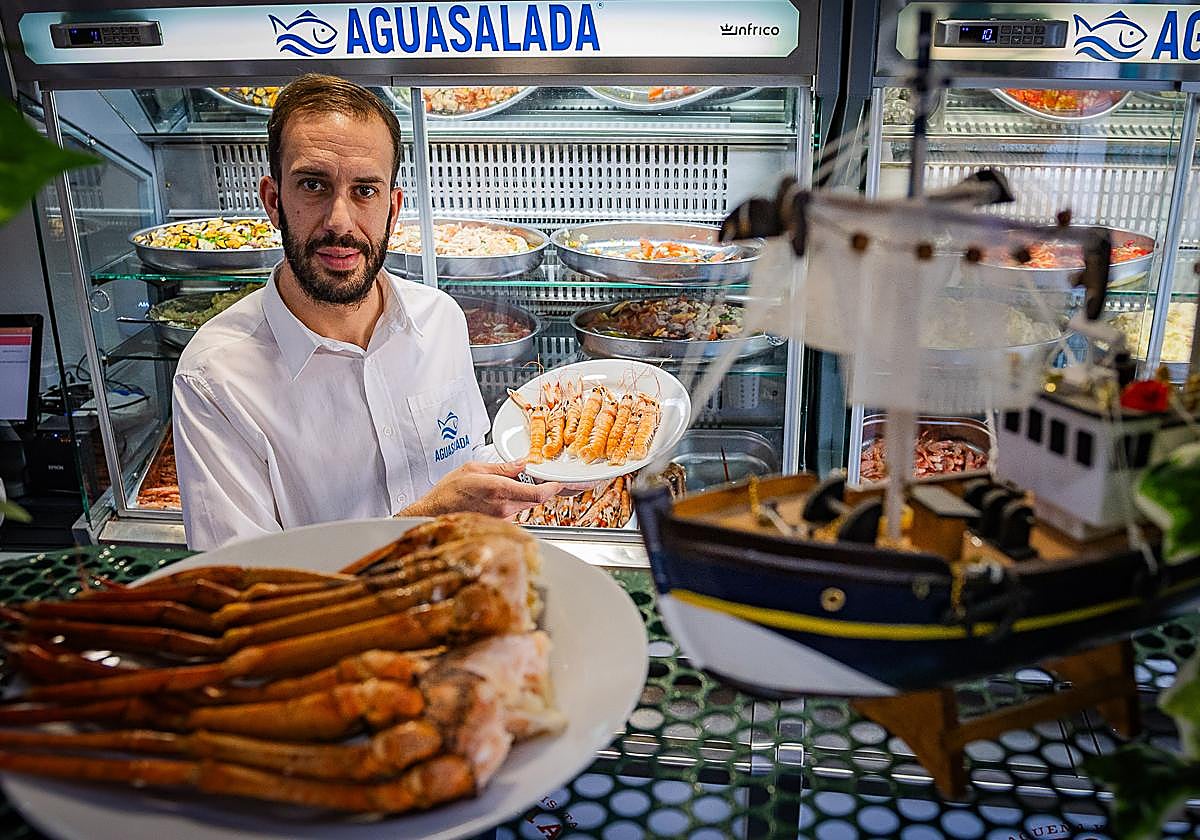 José Antonio García, encargado de Aguasalada.