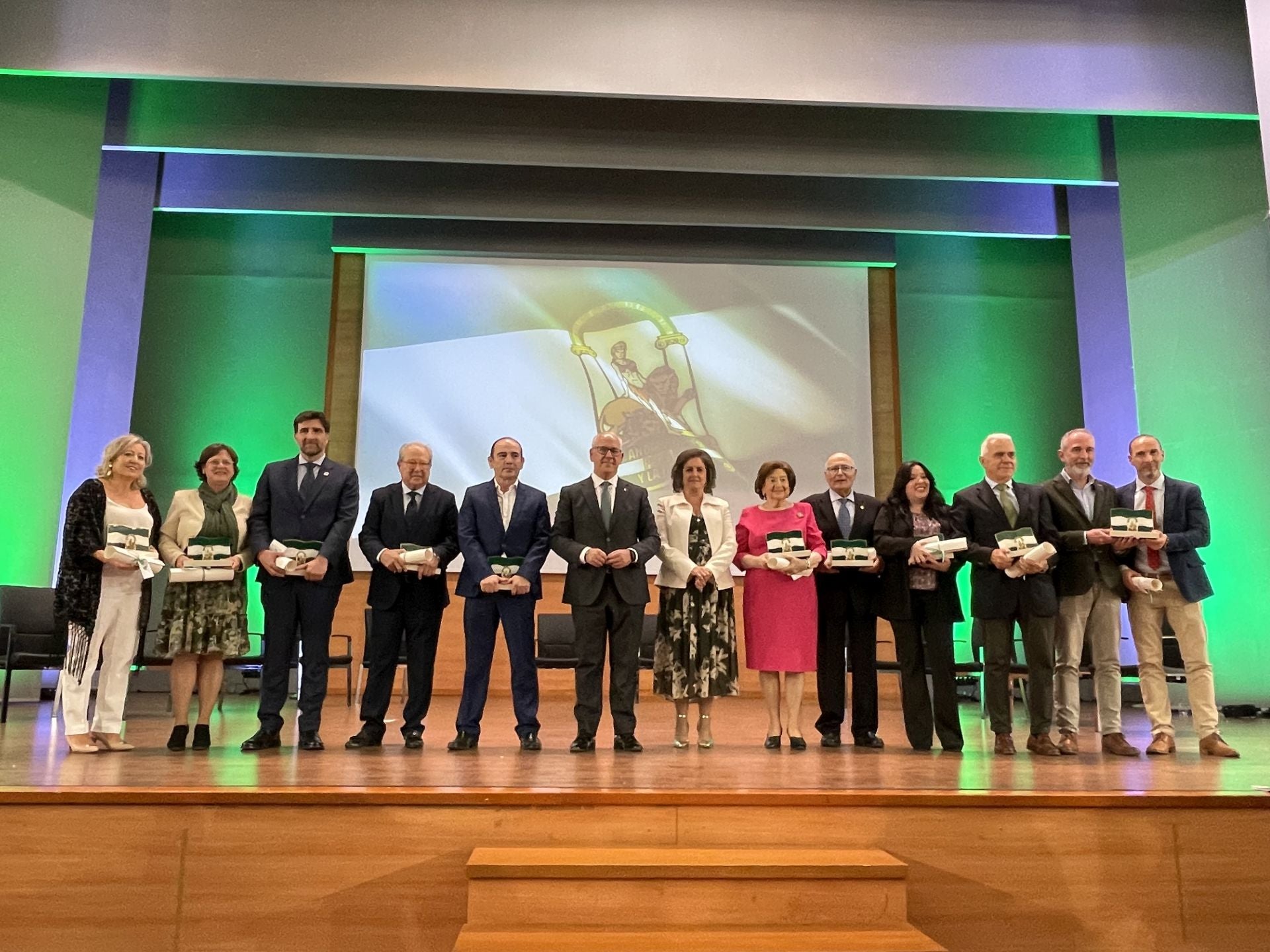 La entrega de las banderas de Andalucía en Jaén, en imágenes