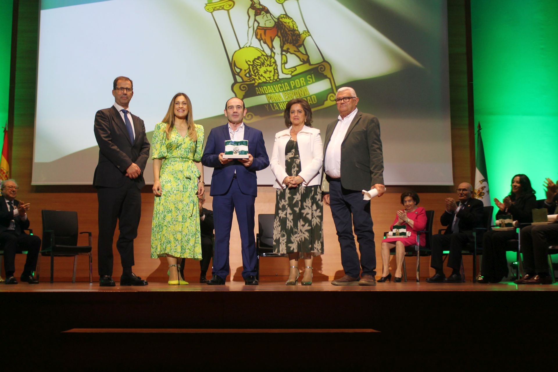 La entrega de las banderas de Andalucía en Jaén, en imágenes