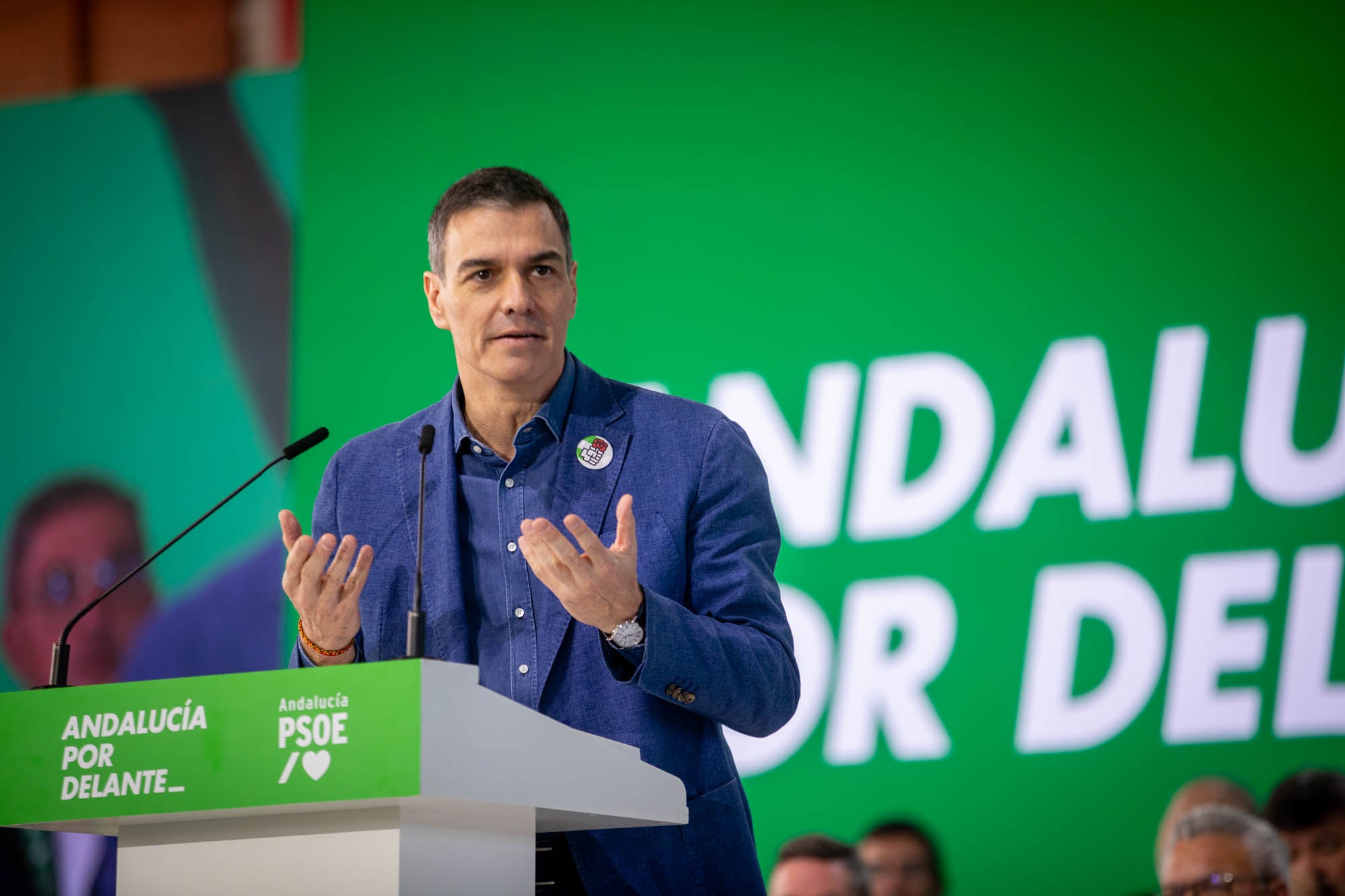 Las fotografías del cierre del congreso del PSOE-A en Armilla con Pedro Sánchez