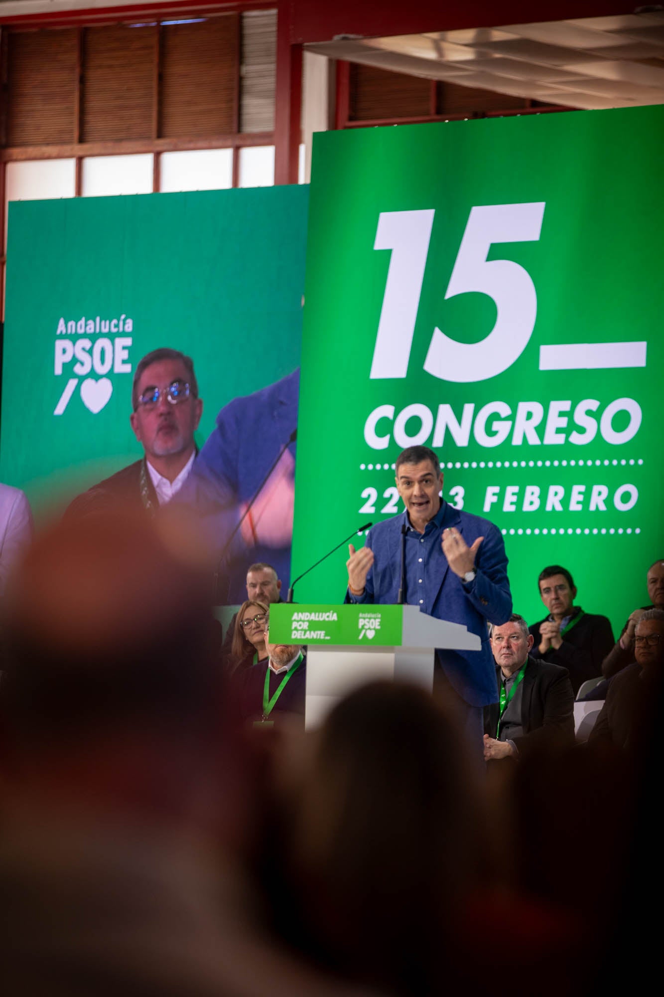 Las fotografías del cierre del congreso del PSOE-A en Armilla con Pedro Sánchez