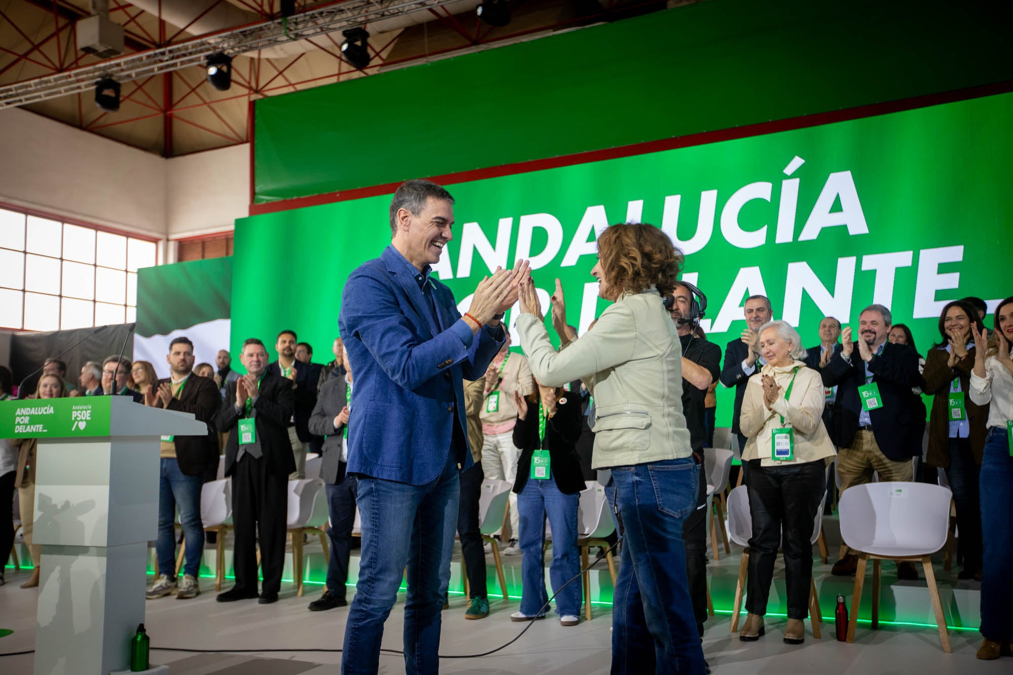Las fotografías del cierre del congreso del PSOE-A en Armilla con Pedro Sánchez
