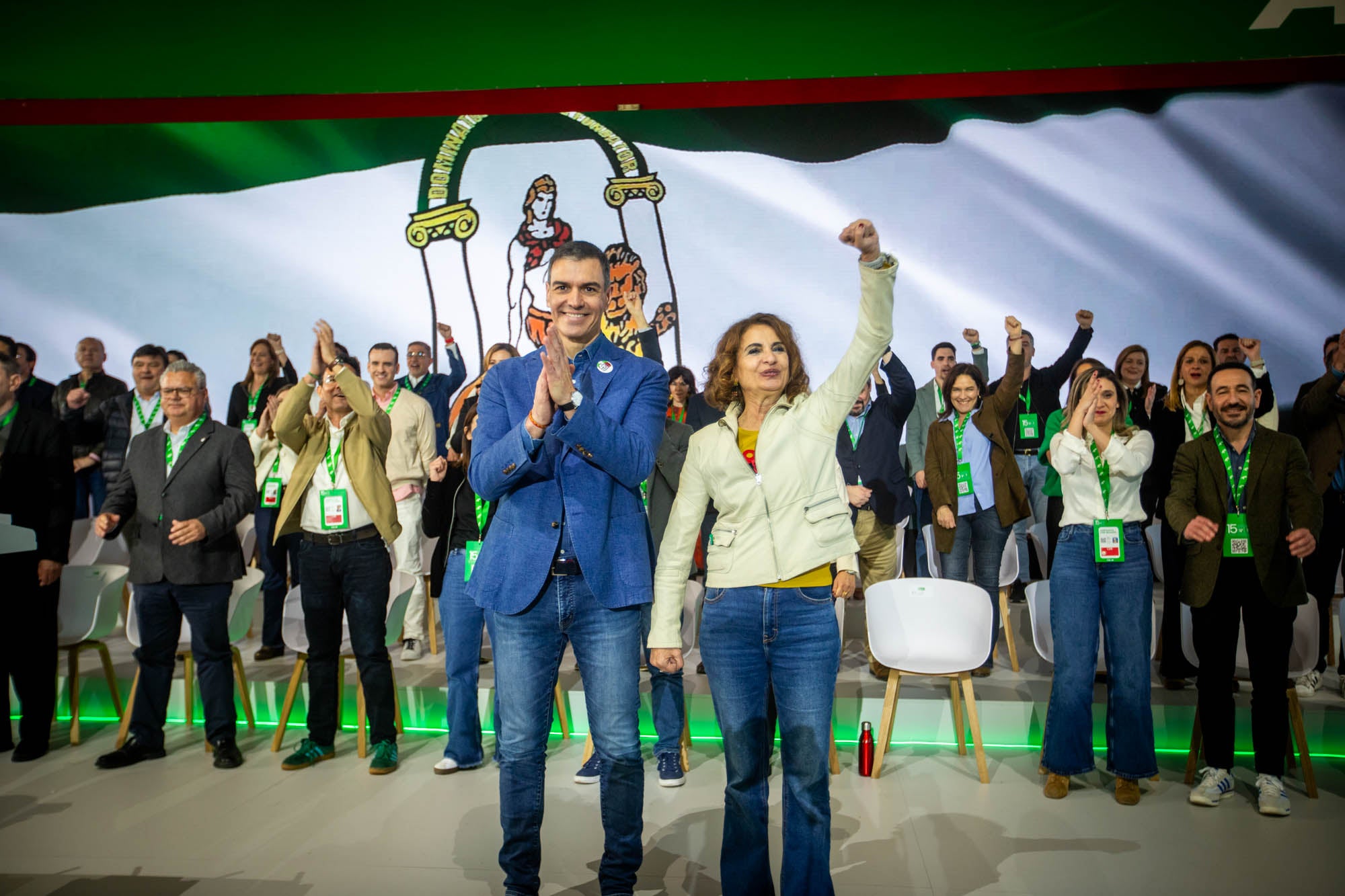 Las fotografías del cierre del congreso del PSOE-A en Armilla con Pedro Sánchez