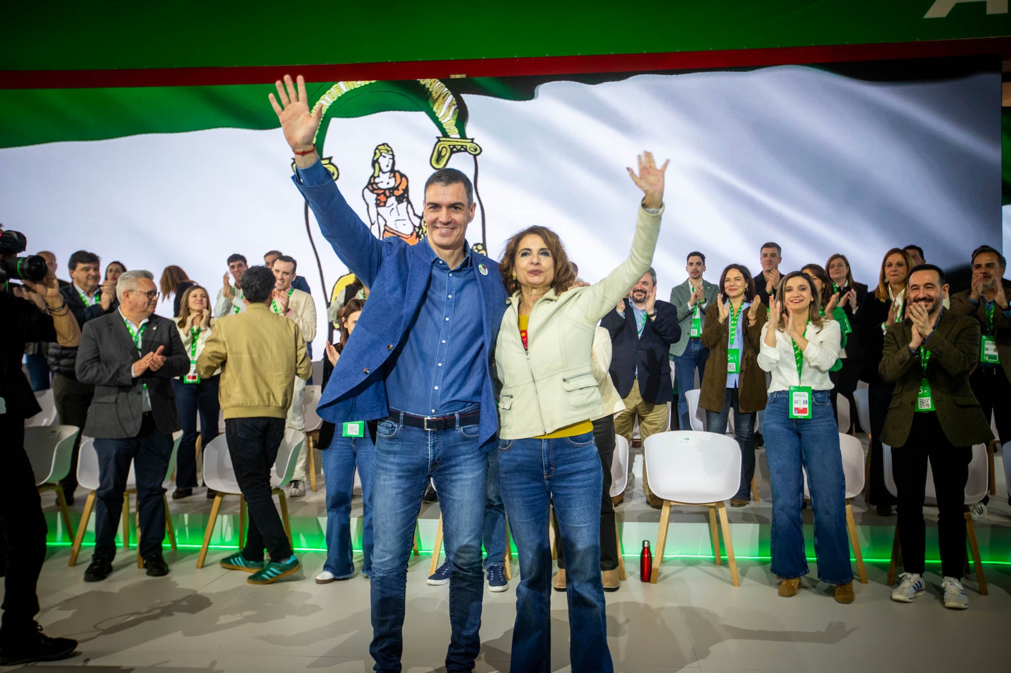 Las fotografías del cierre del congreso del PSOE-A en Armilla con Pedro Sánchez
