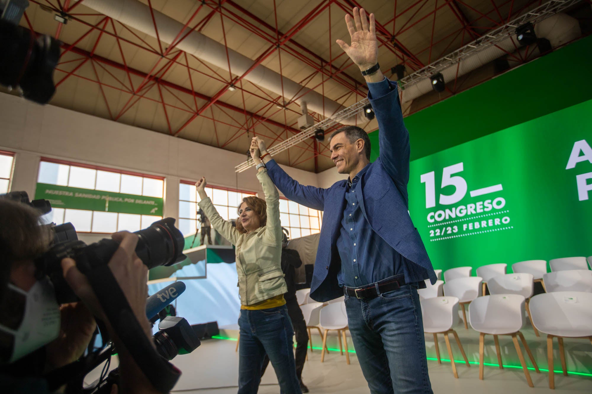 Las fotografías del cierre del congreso del PSOE-A en Armilla con Pedro Sánchez