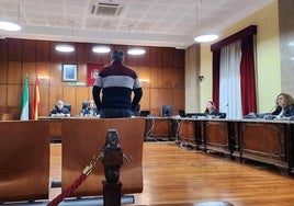 Juicio en la sala de vistas de la Audiencia Provincial de Jaén.